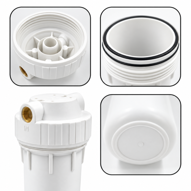 Корпус магистрального фильтра 10-SL 1/2", ФИЛЬТРОБАЗА