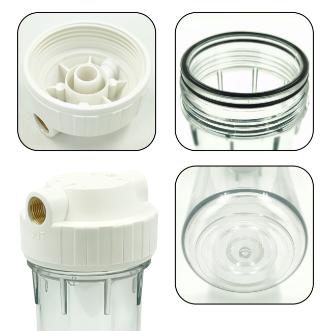 Подключение корпуса магистрального фильтра 10-SL 1/2", прозрачный, ФИЛЬТРОБАЗА Подключение корпуса магистрального фильтра 10-SL 1/2", прозрачный, ФИЛЬТРОБАЗА