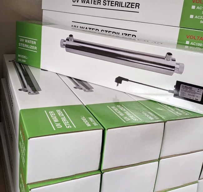 Ультрафиолетовый стерилизатор воды UV-6 GPM SS 25W 1", 1400 л/час Ультрафиолетовый стерилизатор воды UV-6 GPM SS 25W 1", 1400 л/час