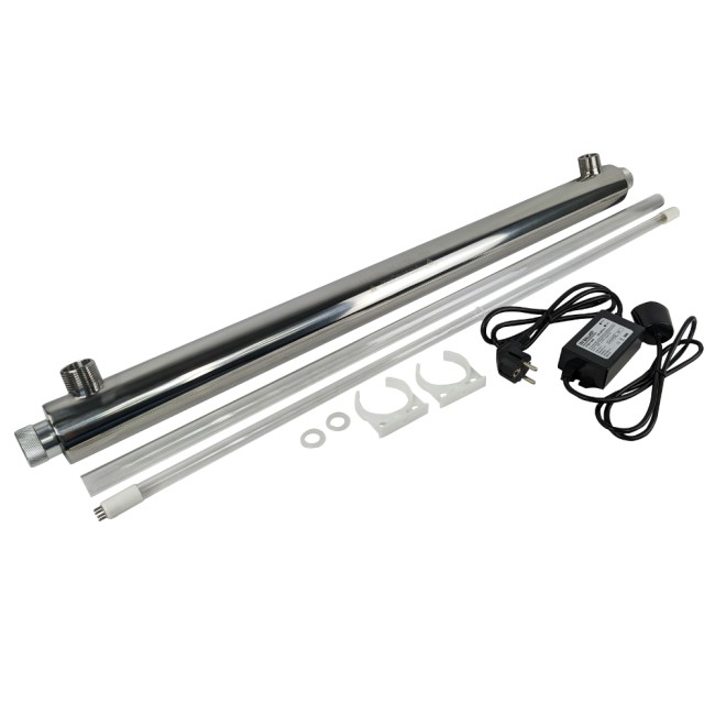 Ультрафиолетовый стерилизатор UV-8 GPM SS 30W для воды, 1800 л/час Ультрафиолетовый стерилизатор UV-8 GPM SS 30W для воды, 1800 л/час