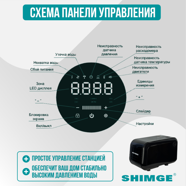 Схема управления SHIMGE AHS POWER Схема управления SHIMGE AHS POWER