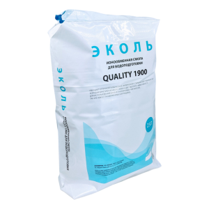 Смола ионообменная ЭКОЛЬ QUALITY 1900, 25л Смола ионообменная ЭКОЛЬ QUALITY 1900, 25л