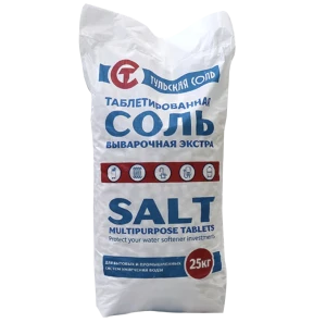 Соль пищевая таблетированная Экстра 25 кг, Тульская соль  Соль пищевая таблетированная Экстра 25 кг, Тульская соль