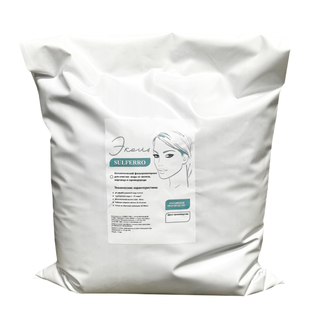 Фильтрующая загрузка Эколь Сульферо (SulFerro), 25л. Фильтрующая загрузка Эколь Сульферо (SulFerro), 25л.
