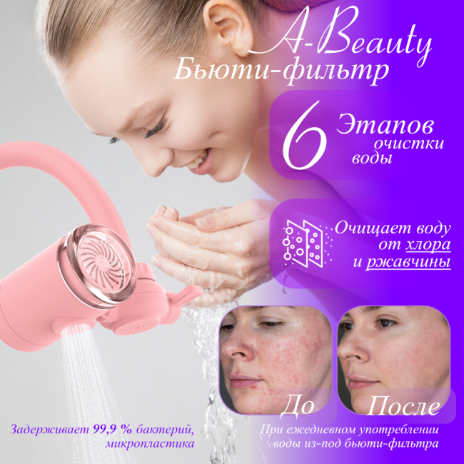 Бьюти‑фильтр A‑Beauty: чистая вода для красоты и здоровья кожи