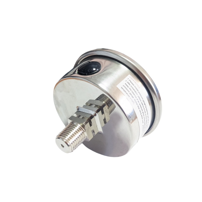 Манометр осевой ZYIA YTN-60Z 0-1 MPA, 0-10 бар, подключение 1/4