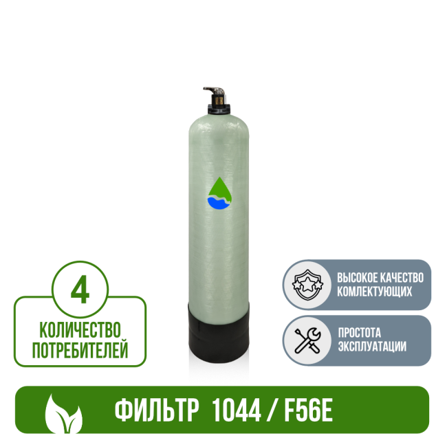 Фильтр обезжелезивания, сорбции воды Runxin 1044/F56E